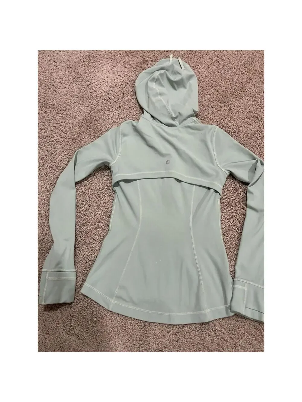 Lululemon Nulu Hooded Define Jacket Pastel Green Size 4 Full Zip - Picture 9 of 14